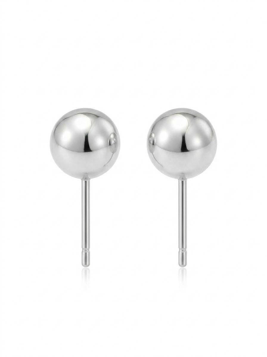 ARETE DE PLATA BOLA PEGADO