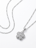 COLLAR DE PLATA FLOR