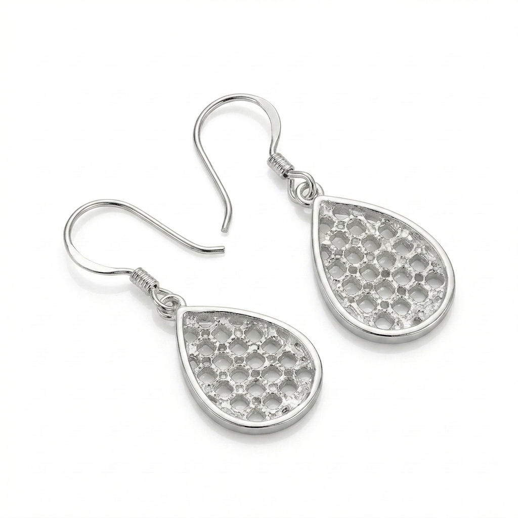 JUEGO DE PLATA ARETE Y COLLAR RAQUETA