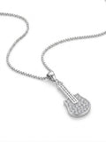COLLAR DE PLATA GUITARRA