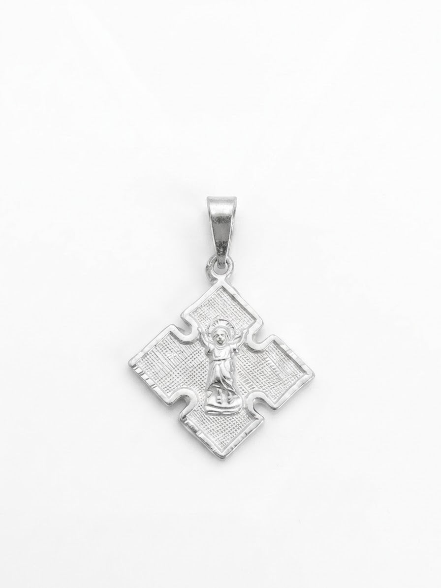 COLLAR DE PLATA DIVINO NIÑO JESUS