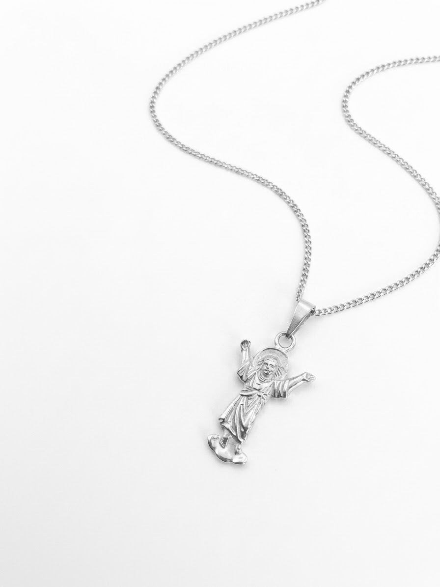 COLLAR DE PLATA DIVINO NIÑO JESUS
