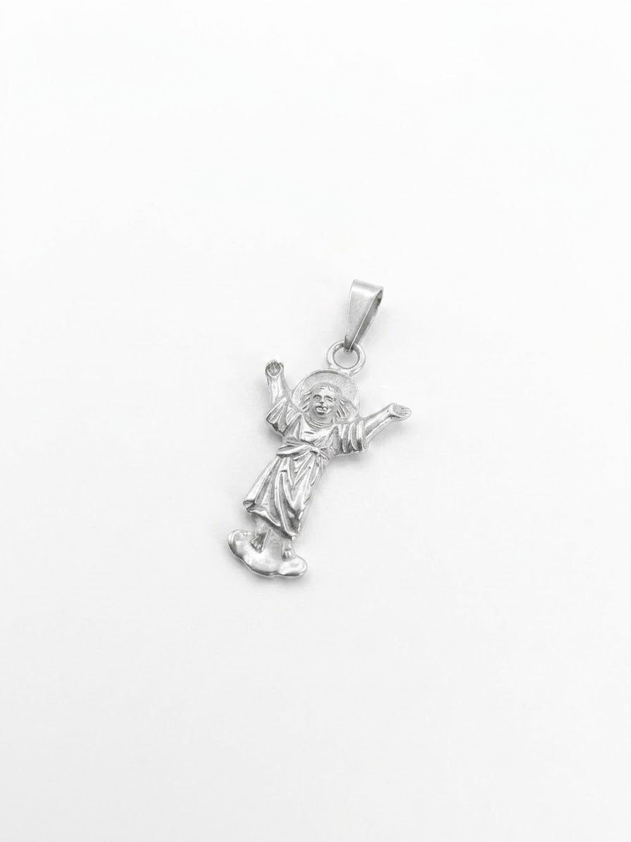 COLLAR DE PLATA DIVINO NIÑO JESUS