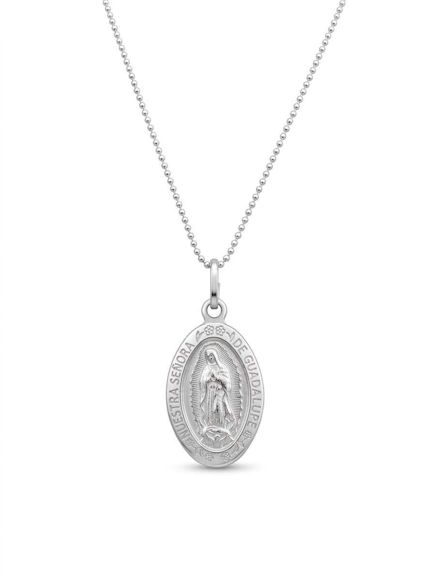 COLLAR DE PLATA VIRGEN DE GUADALUPE