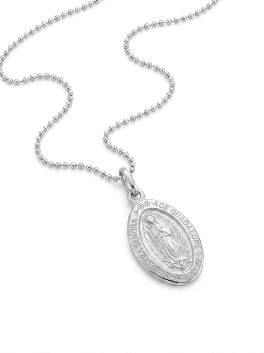 COLLAR DE PLATA VIRGEN DE GUADALUPE