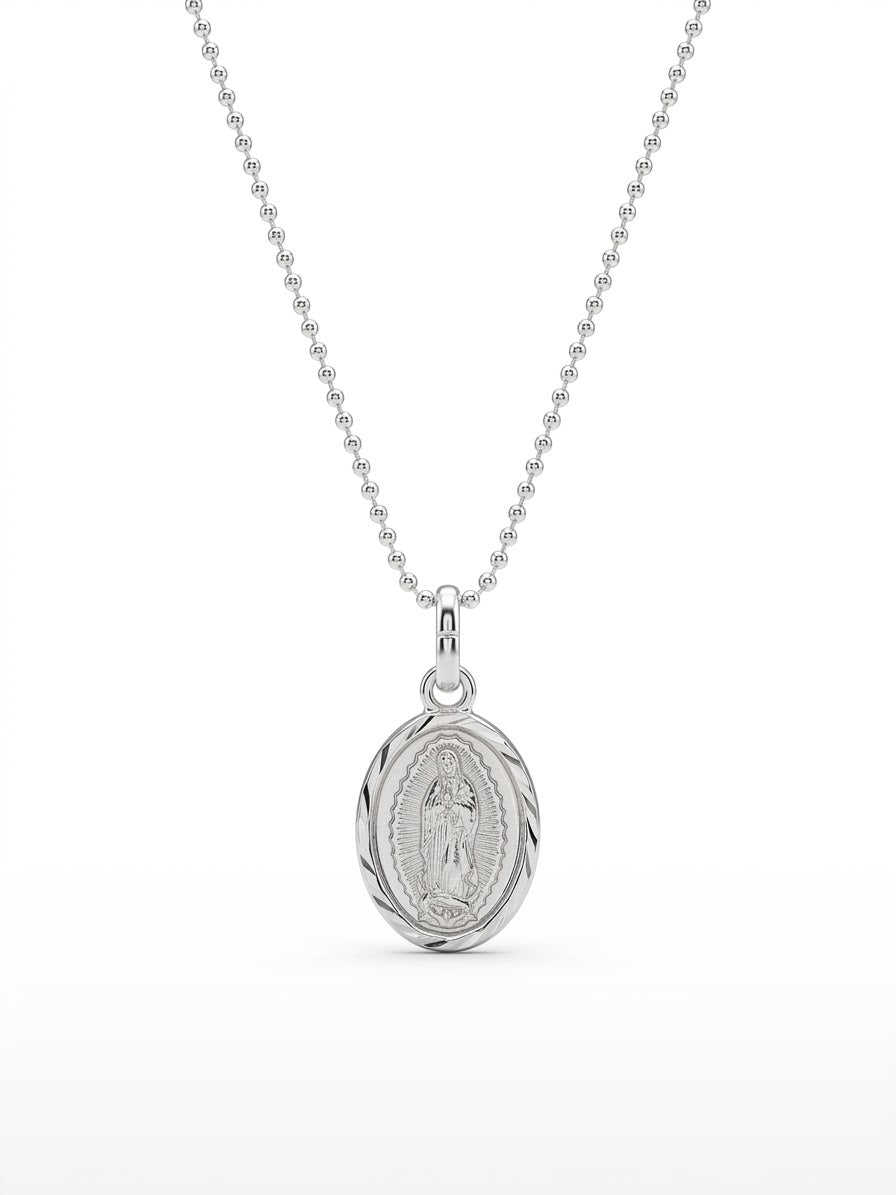 COLLAR DE PLATA VIRGEN DE GUADALUPE