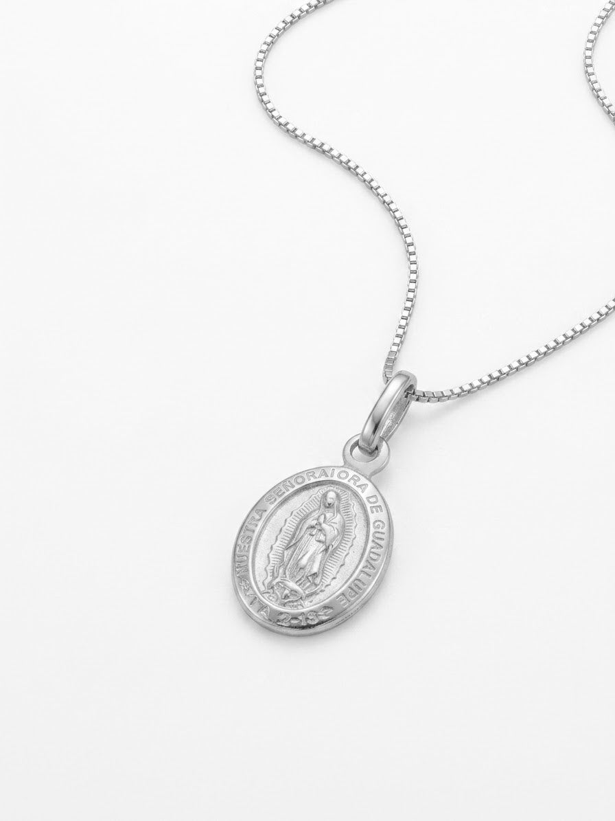 COLLAR DE PLATA VIRGEN DE GUADALUPE