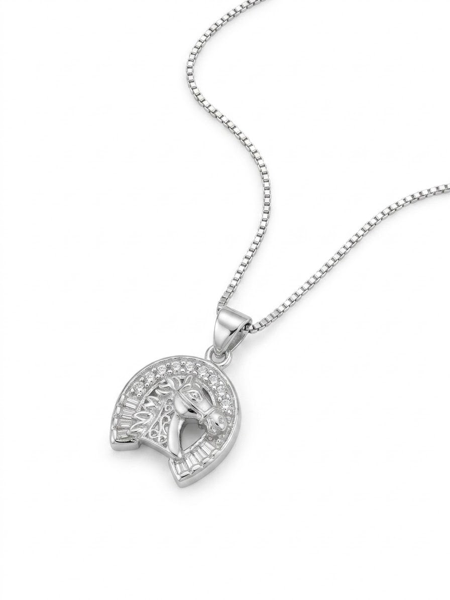 COLLAR DE PLATA HERRADURA DE CABALLO