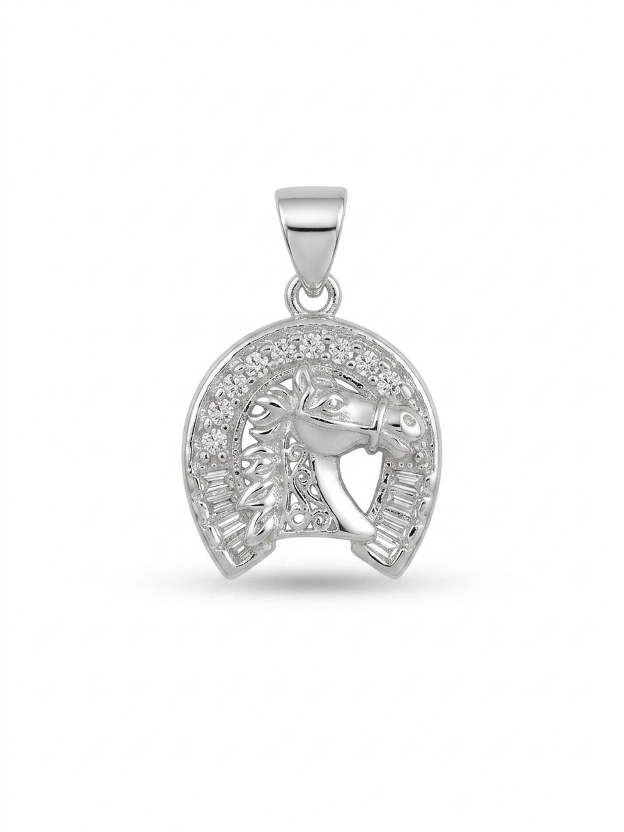 COLLAR DE PLATA HERRADURA DE CABALLO