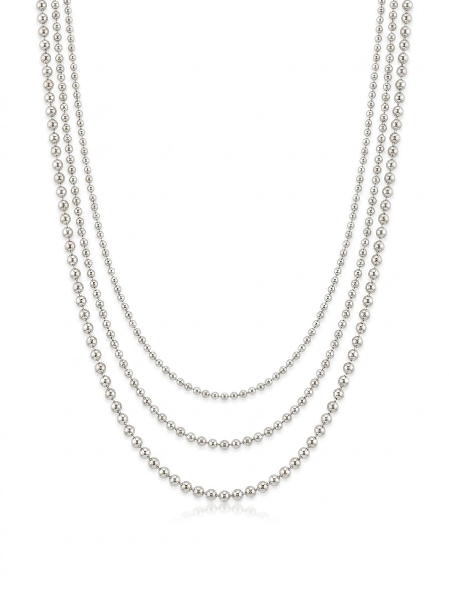 COLLAR REGULABLE ELEGANTE DE PLATA