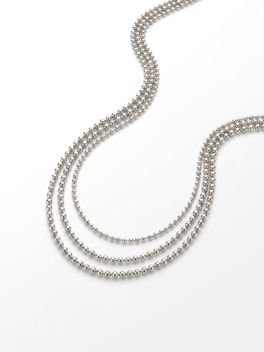 COLLAR REGULABLE ELEGANTE DE PLATA