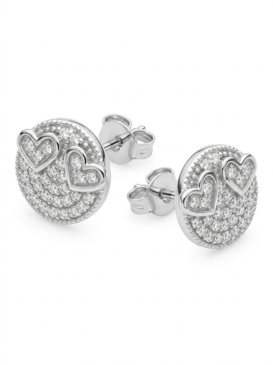 ARETE DE PLATA CARITA ENAMORADA