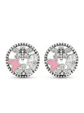 ARETE DE PLATA MARIPOSAS PEGADO