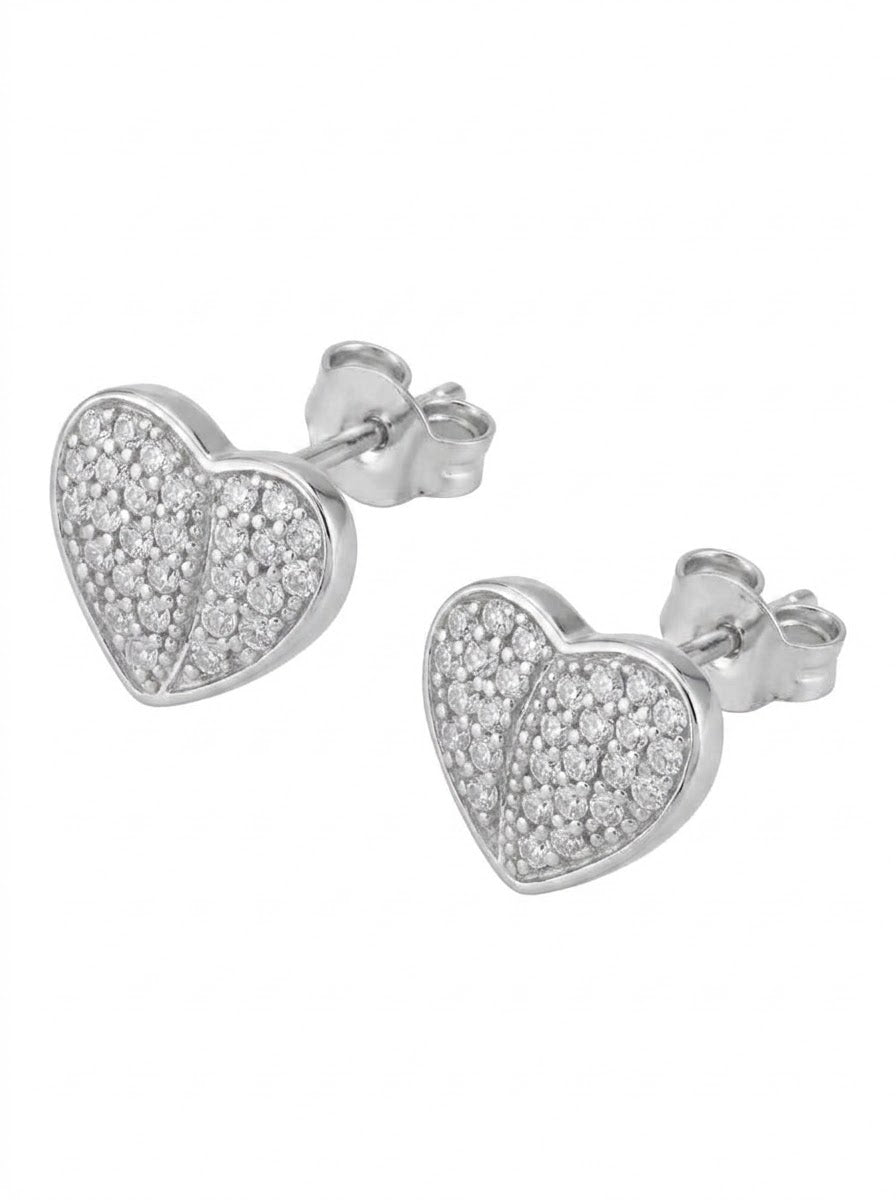 ARETE DE PLATA CORAZÓN PEGADO