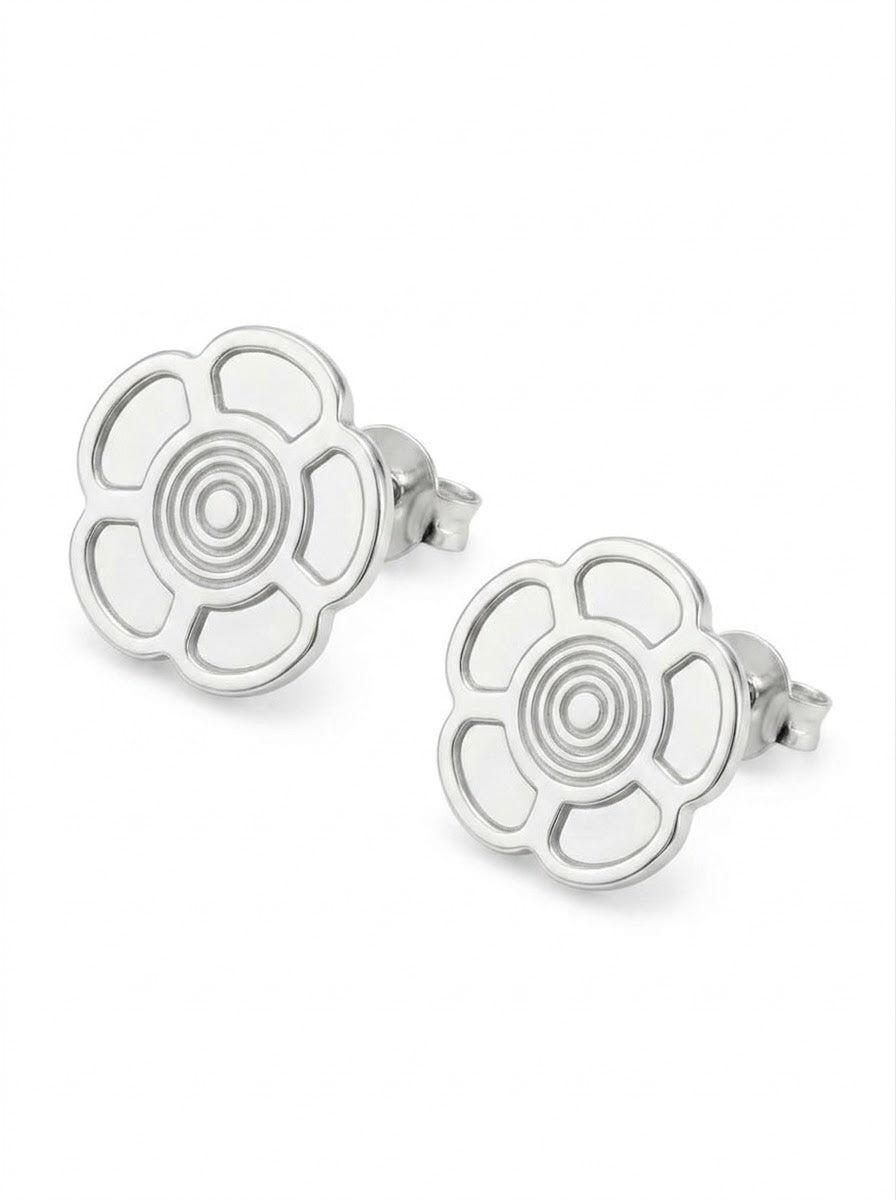 ARETE DE PLATA PEQUEÑO FLOR
