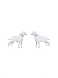 ARETE DE PLATA PEGADO PERRITO