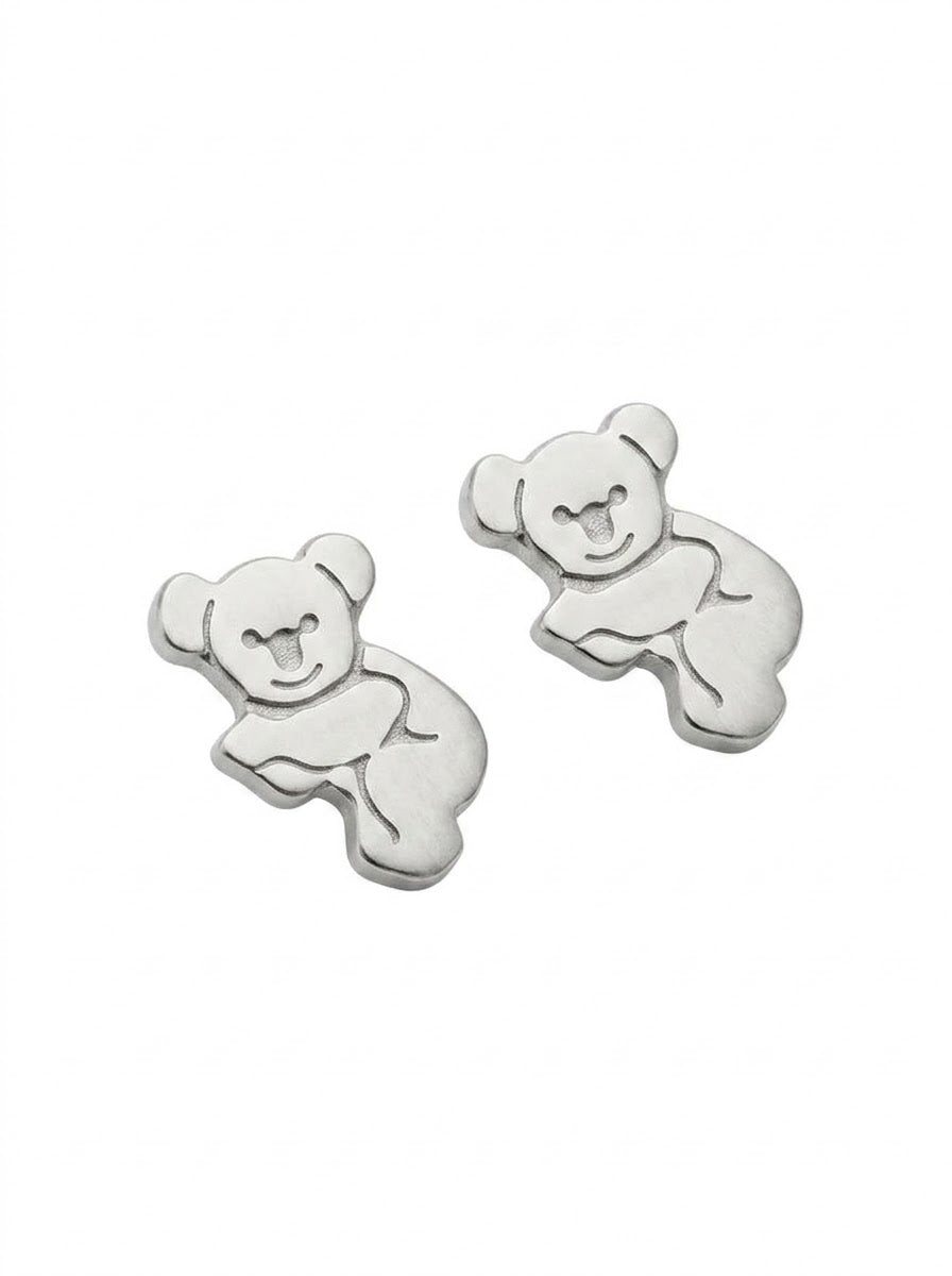 ARETE PEGADO DE PLATA KOALA MINI