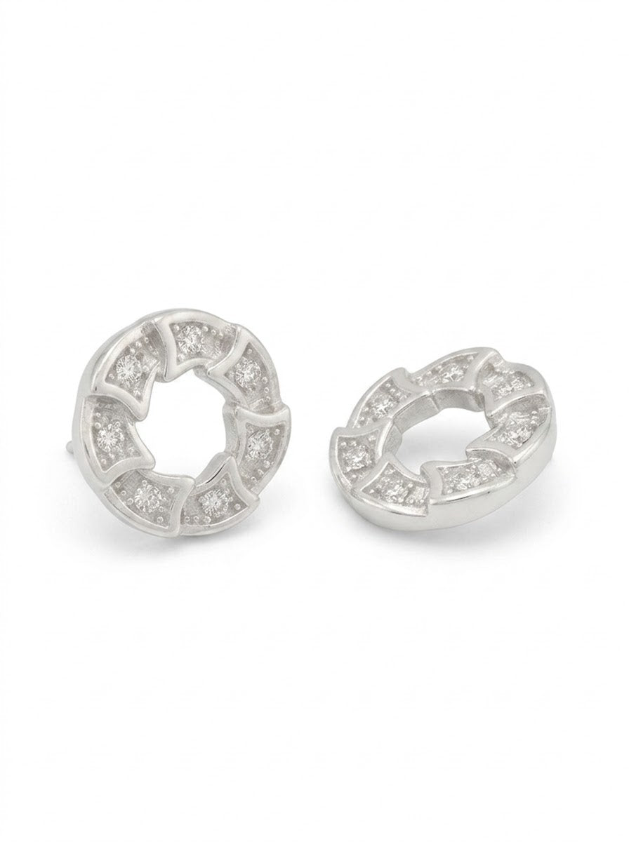ARETE DE PLATA PEGADO CIRCULO
