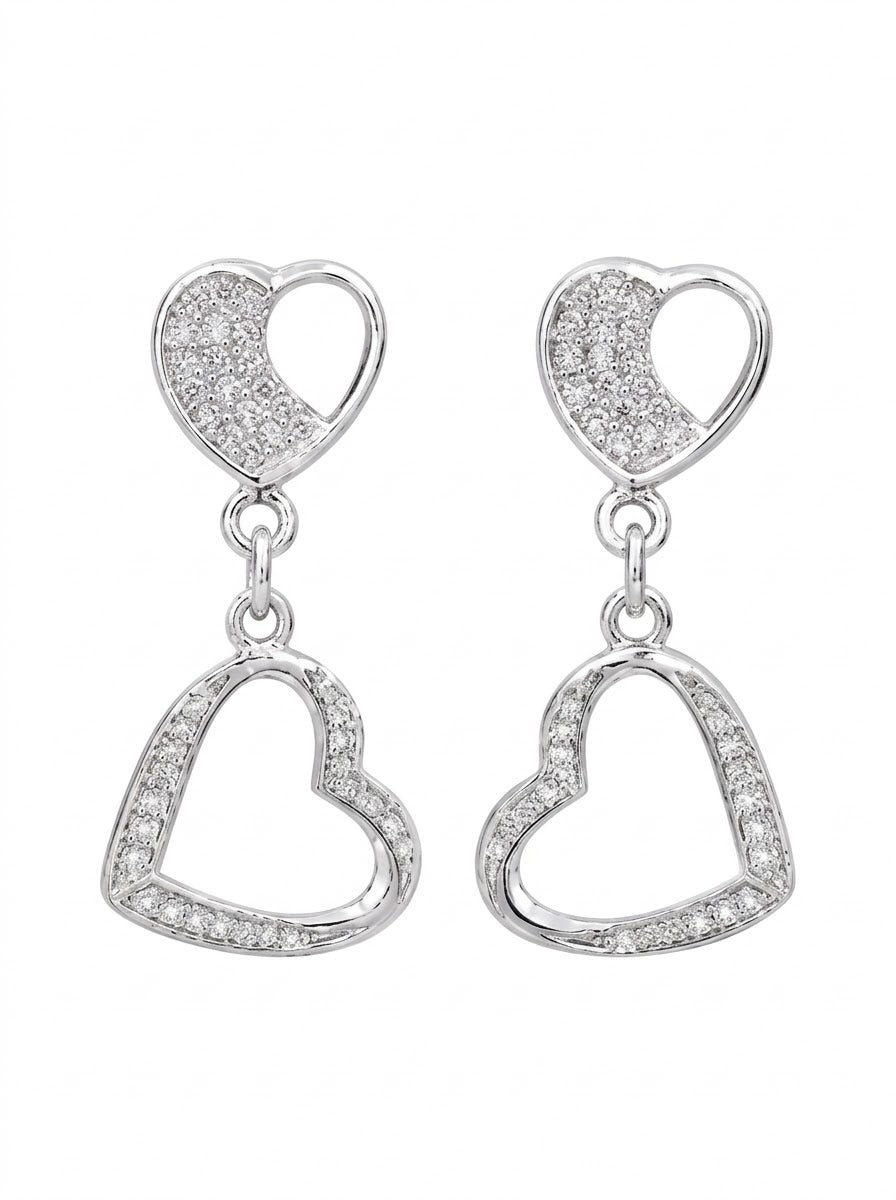 ARETE DE PLATA CORAZONES