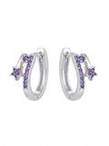 ARGOLLA DE PLATA MORADO