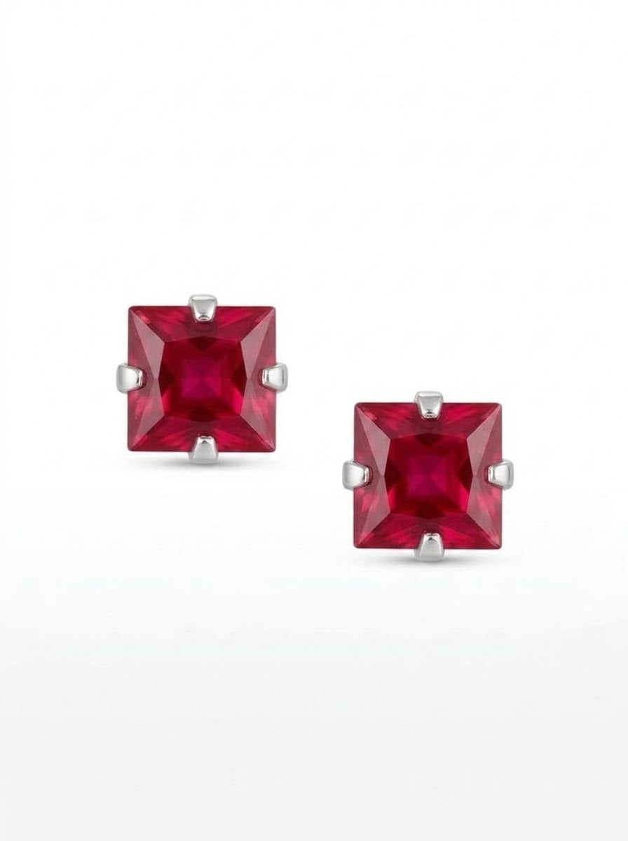 ARETE DE PLATA PEGADO VINO