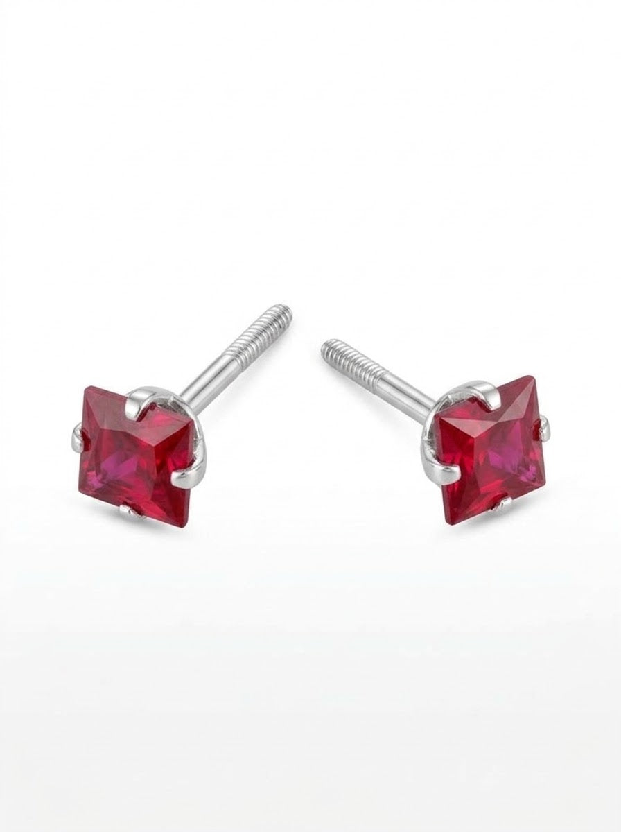ARETE DE PLATA PEGADO VINO