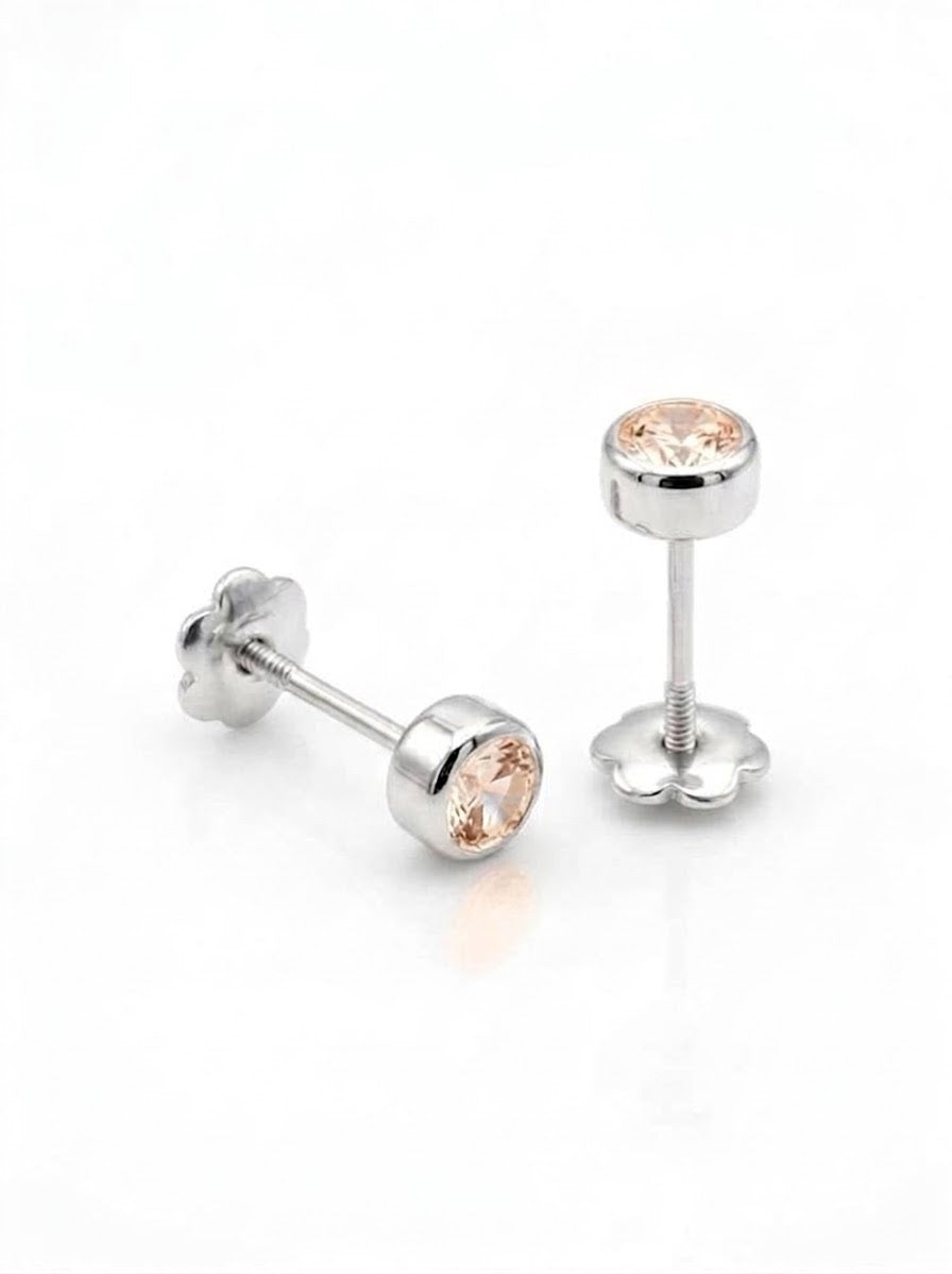 ARETE DE PLATA CIRCÓN NARANJA