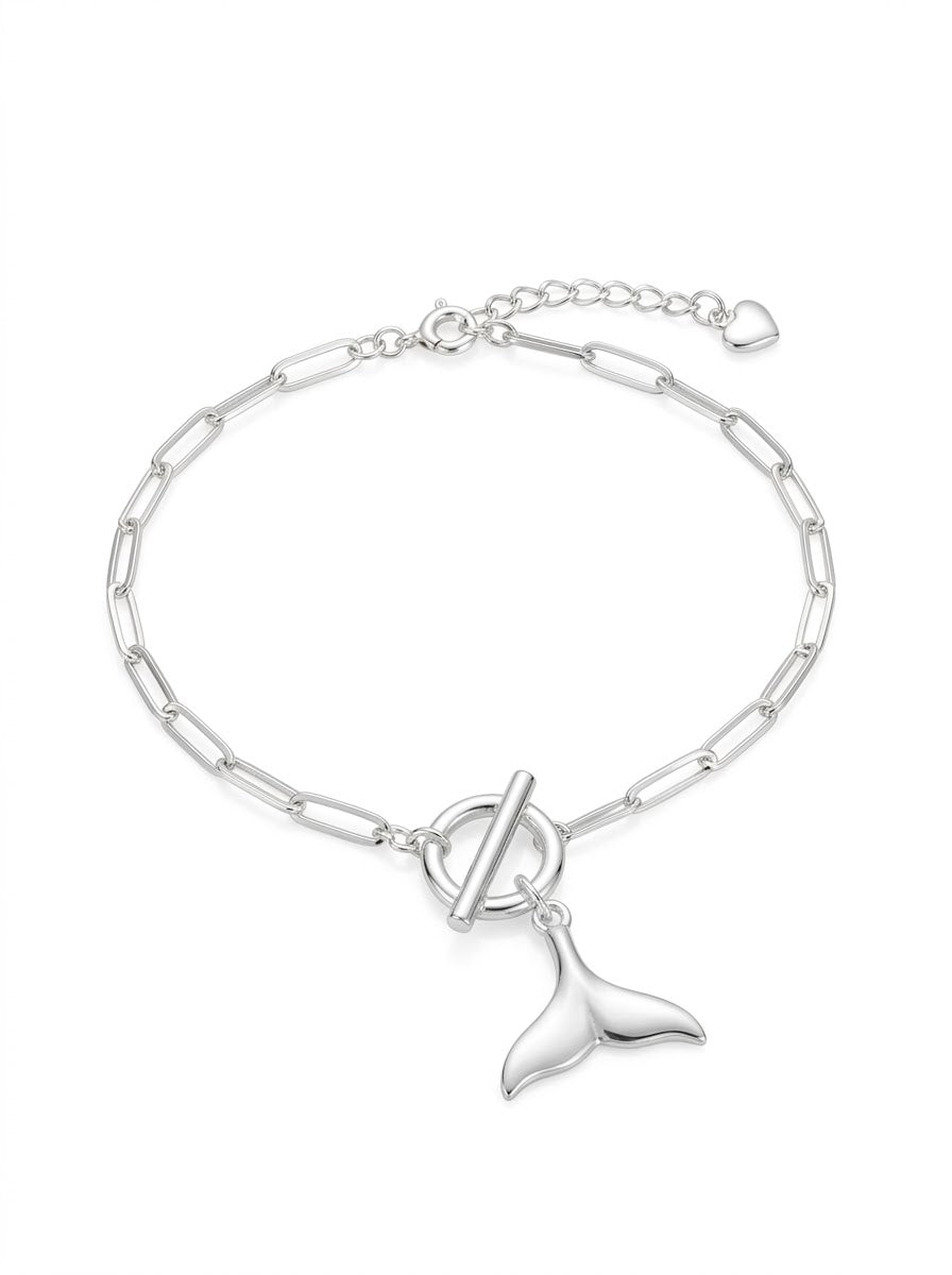 PULSERA FEMENINA DE PLATA COLA DE SIRENA