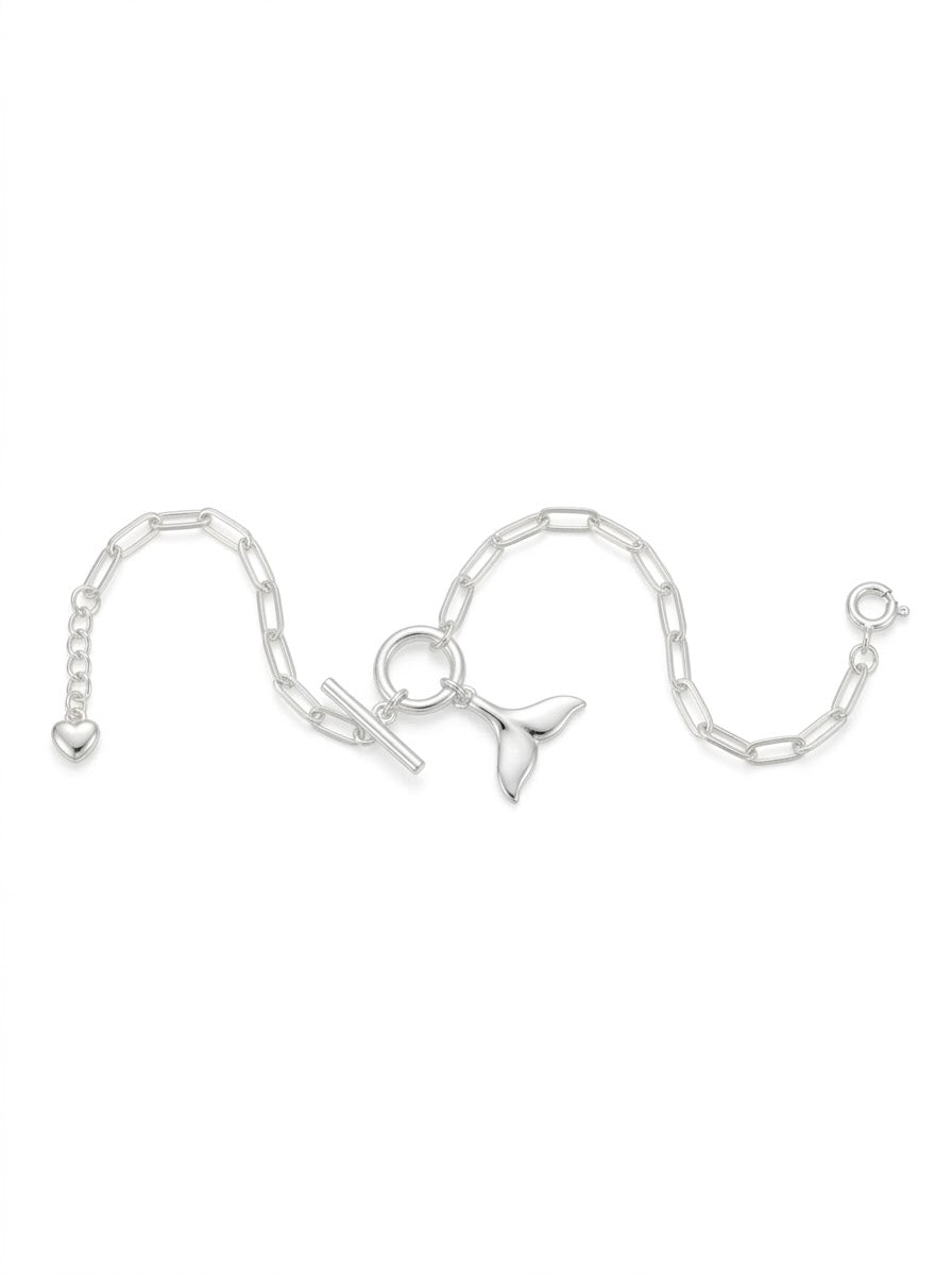 PULSERA FEMENINA DE PLATA COLA DE SIRENA