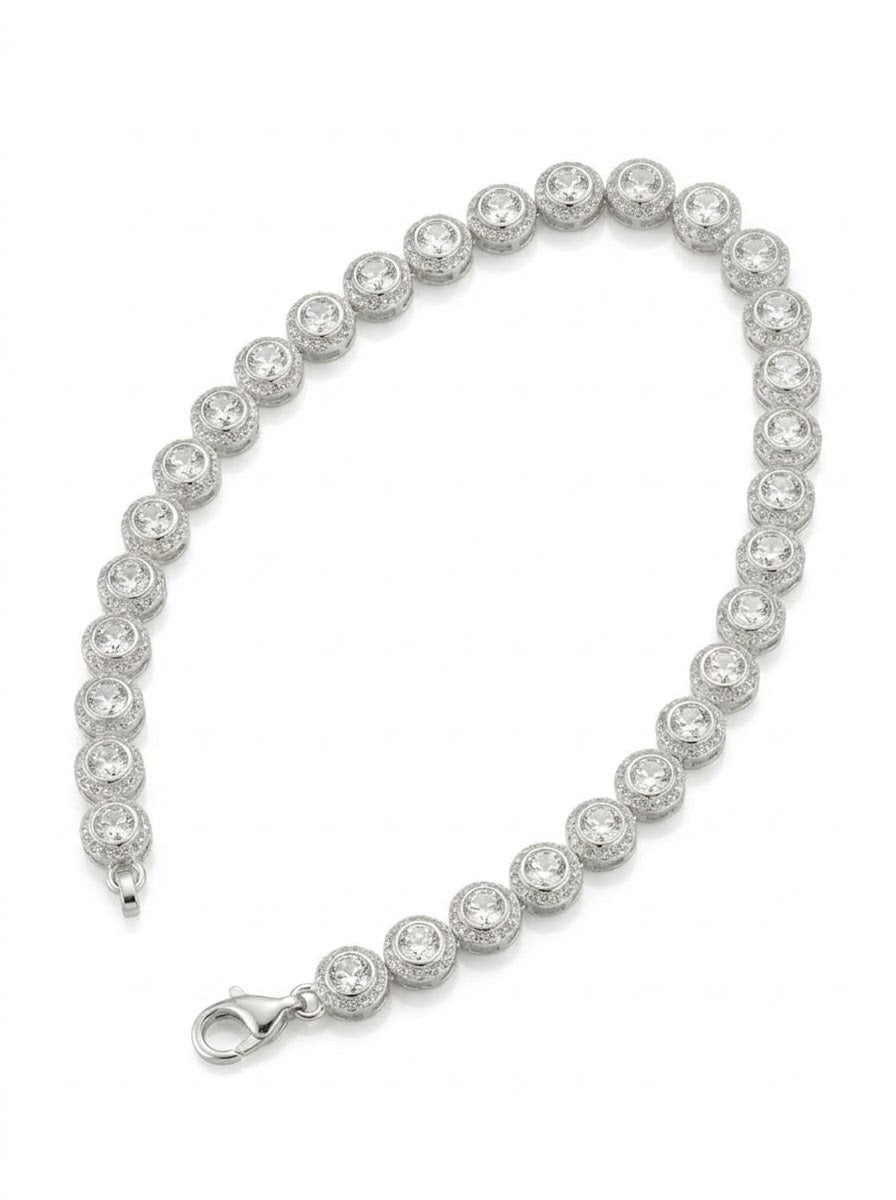 PULSERA DE PLATA FEMENINA FIESTA
