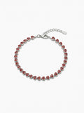 PULSERA DE PLATA OJO TURCO ROJO