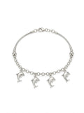 PULSERA DE PLATA DELFINES