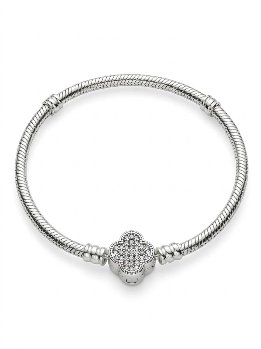 PULSERA FEMENINA PANDORA TREBOL
