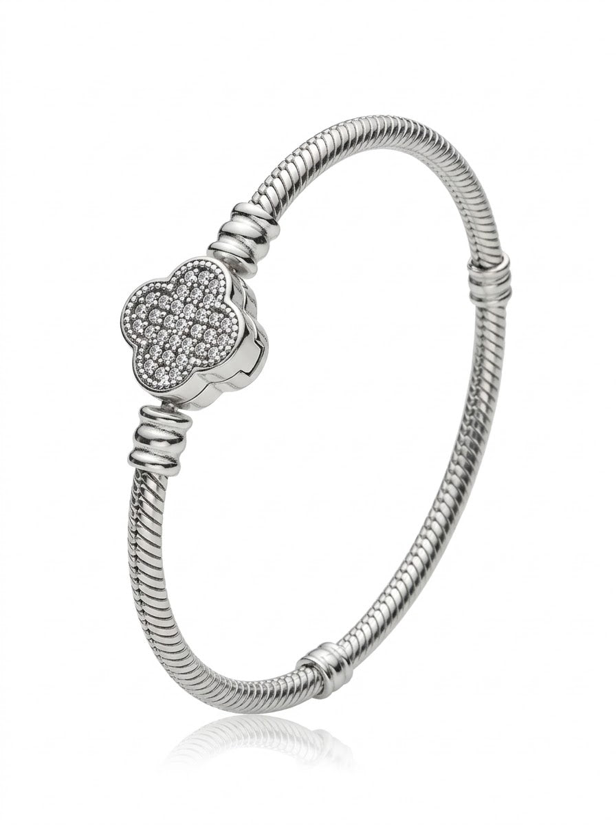 PULSERA FEMENINA PANDORA TREBOL