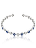 PULSERA DE PLATA OJO TURCO AZUL